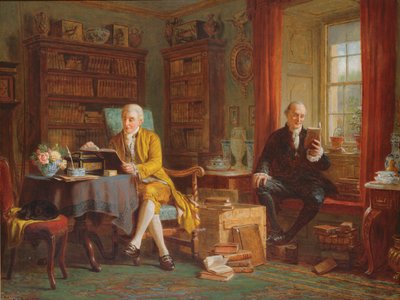 In the Library by John Watkins Chapman